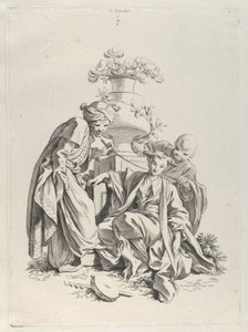 Touch, from The Five Senses by François Boucher
