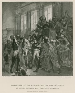 Bonaparte at the Council of the Five Hundred by Francois Bouchot