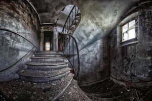 Abandoned Spiral Staircase