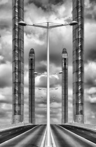 Dramatic Bridge Symmetry by Francois Casanova