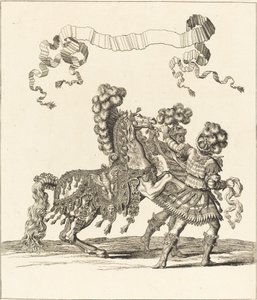 Cheval de Main et Palfreniers Romains by Francois Chauveau