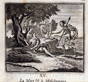 Death and the Unhappy by Francois Chauveau