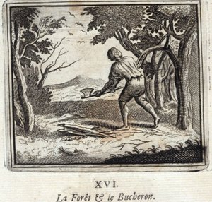 The Forest and the Woodcutter by Francois Chauveau