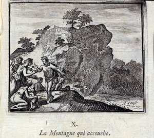 The Mountain Giving Birth by Francois Chauveau