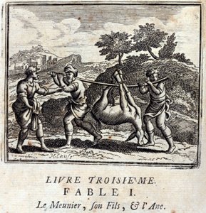 The Father, His Son, and the Donkey by Francois Chauveau