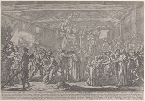 The Martyrs of Gorchum, 1630-87 by Francois Collignon