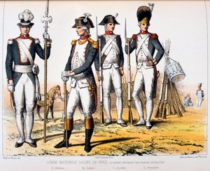 Garde Nationale Soldée de Paris by Francois Cudet