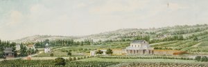 A Train Station in the Outskirts of Paris, 1846 by Francois Debret