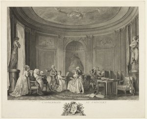 The Concert by Francois Dequevauviller