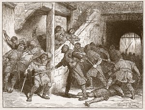 The Riot at Dover, illustration from 