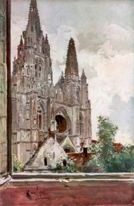 The Ruins of Saint Jean des Vignes Abbey, Soissons, France, 17 May 1915, 1926