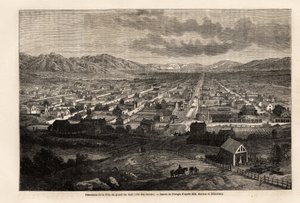 Panorama of the city of the great dirty lake (Drawing by Ferogio)