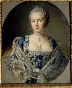 Portrait of Princess Daria Petrovna Saltykova by Francois Hubert Drouais