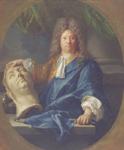 Portrait of Antoine Coysevox, 1701