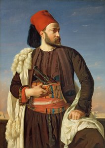 Portrait of Leconte de Floris in the Uniform of the Egyptian Army, 1840 by Francois Leon Benouville