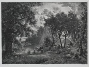 After the Shower by Francois Louis Francais