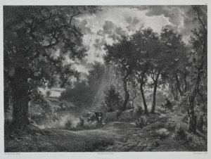 After the Shower by Francois Louis Francais