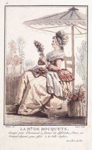 The M. of Bouquets by Francois Louis Joseph Watteau