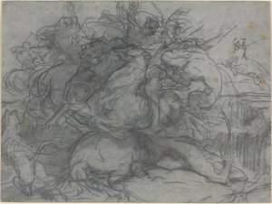Study for Surprise (Battle of the Tigers)