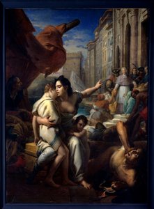 Monsignor of Belsunce during the plague of Marseille