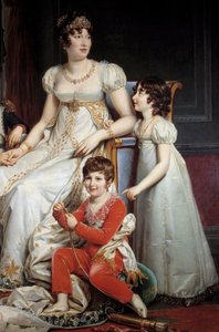 Portrait of Marie-Annonciade known as Caroline Bonaparte by Francois Pascal Simon Gerard