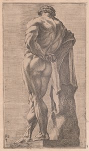 The Farnese Hercules, Seen from Behind (plate 4) by Francois Perrier