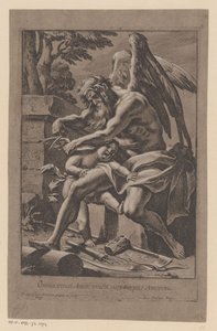 Time Cuts the Wings of Amor by Francois Perrier