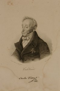 Antoine Charles Horace Vernet, known as Carle Vernet (1758-1836) by Francois Seraphin Delpech
