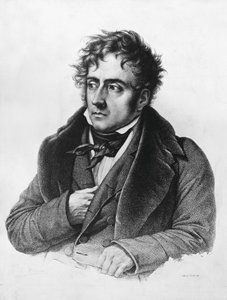 Portrait of Francois-Rene, vicomte de Chateaubriand, French writer, politician, diplomat, and historian