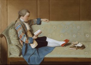 Portrait of a Man Reading - John Farr Reading Horace