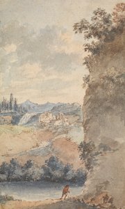 Italian Landscape by Francois Vivares
