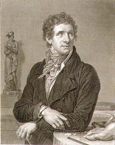 Portrait of Antonio Canova (1757-1822) by Francois Xavier (after) Fabre