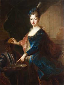 Lady with a Dark-Haired Page