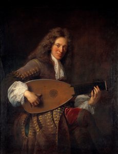 Portrait of Charles Mouton, Luthist