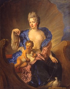 The Countess von Cosel and Her Son as Venus and Cupid, circa 1712-1715 by Francois de Troy