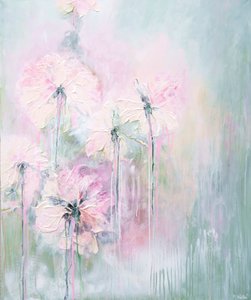 Soft Pastel Blooms by Françoise Wattré