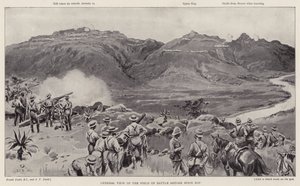 General view of the field of battle before Spion Kop by Frank (after) Dadd