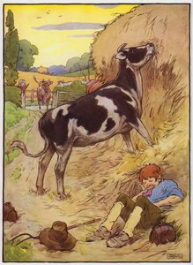 Illustration for Old Dame Trot and Her Pig