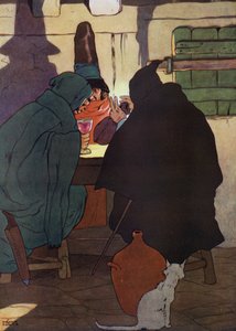 Illustration for The Babes in the Wood by Frank Adams