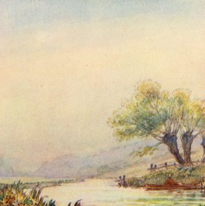 Illustration for The Scholar-Gipsy by Matthew Arnold by Frank Adams