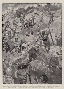 The Battle of Dundee, storming the Boer Position on Talana Hill