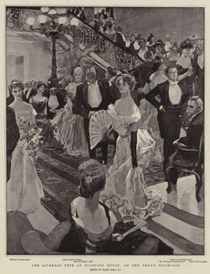 The Lifeboat Fete at the Stafford House on the Grand Staircase by Frank Craig