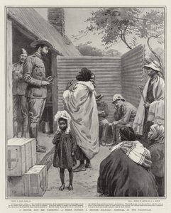 A Doctor and his Patients, a Scene outside a British Military Hospital in the Transvaal