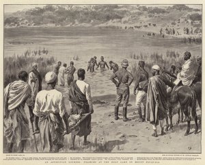 An Abyssinian Lourdes, Pilgrims at the Holy Lake on Mount Zouquala by Frank Dadd
