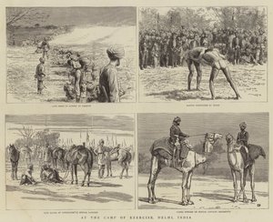 At the Camp of Exercise, Delhi, India