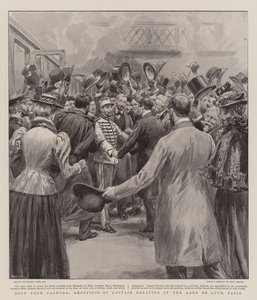 Back from Fashoda, Reception of Captain Baratier at the Gare de Lyon, Paris