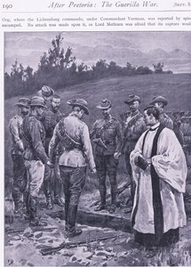 Oath of vengeance (illustration from After Pretoria: The Guerilla War, 1902)