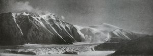 Mount England and the New Glacier by Frank Debenham