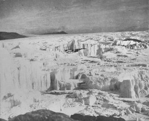 The Koettlitz Glacier, Just North of Heald Island, Showing Ice Pinnacles by Frank Debenham