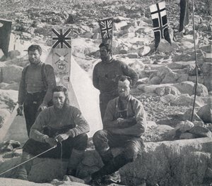 The Second Western Party at Cape Geology on Christmas Day by Frank Debenham
